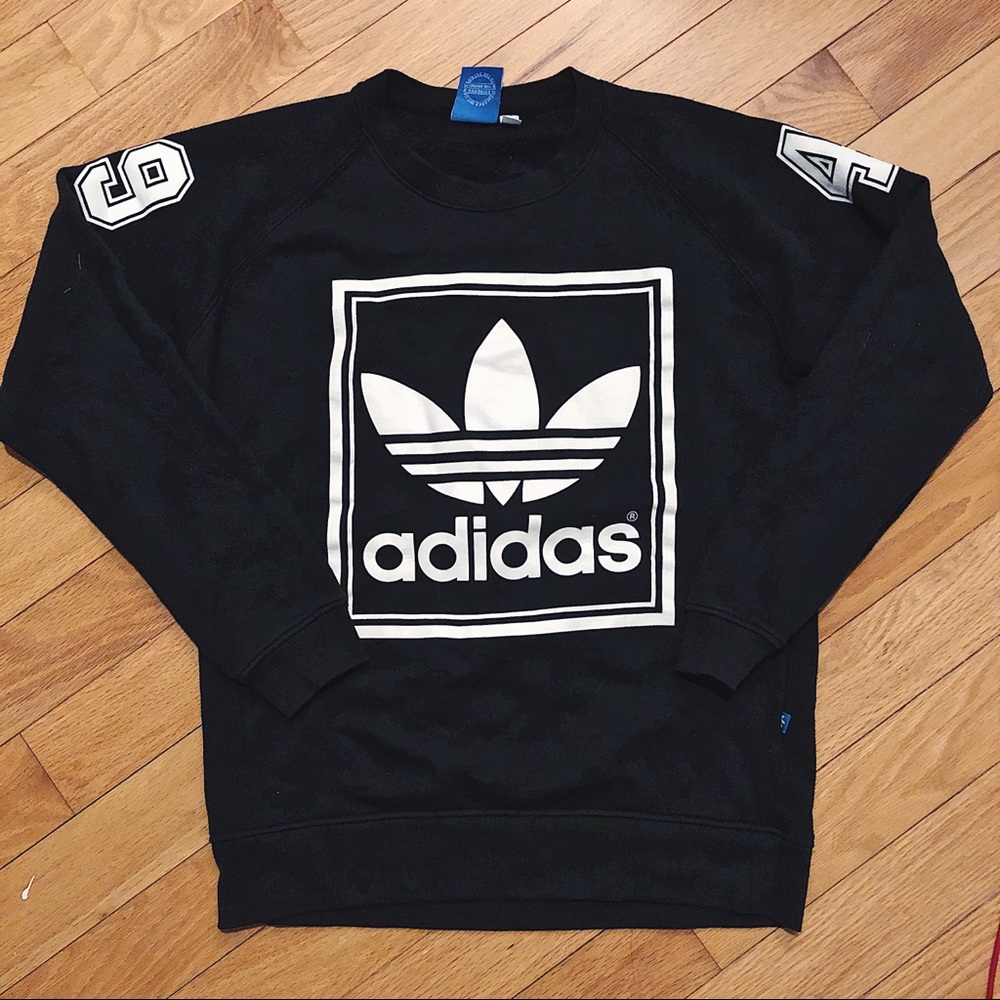 Adidas originals crewneck sweatshirt 3 stripes L
